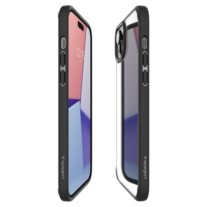 Spigen Ultra Hybrid iPhone 15 Case - Matte Black