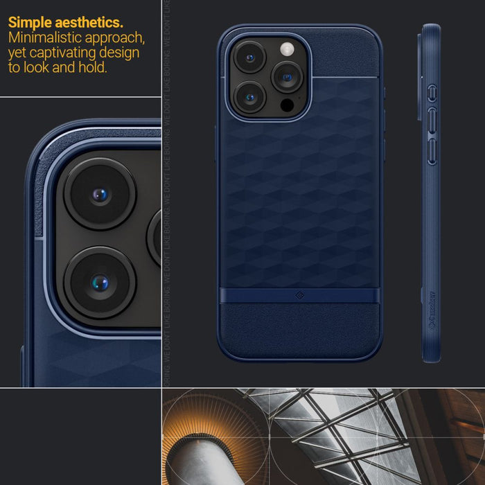 Caseology Parallax Mag Case with MagSafe for iPhone 15 Pro Max - Navy