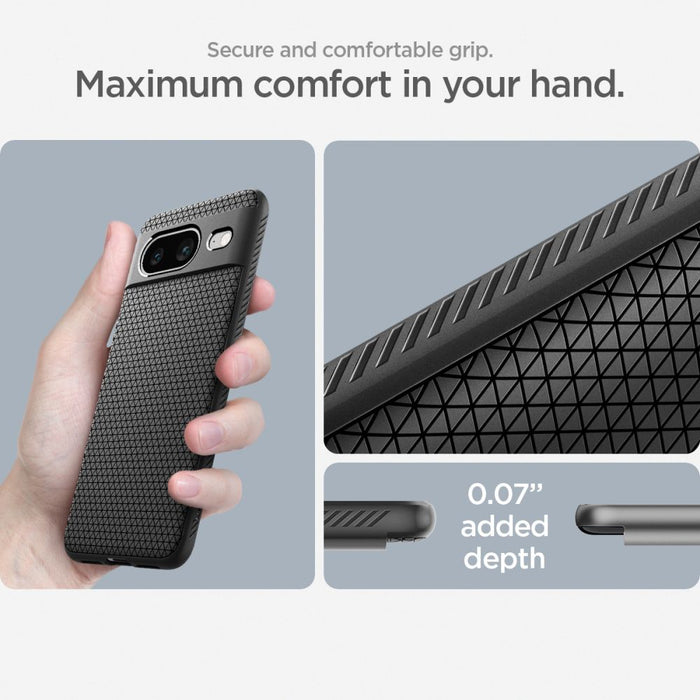 Spigen Liquid Air Case for Google Pixel 8 - Matte Black
