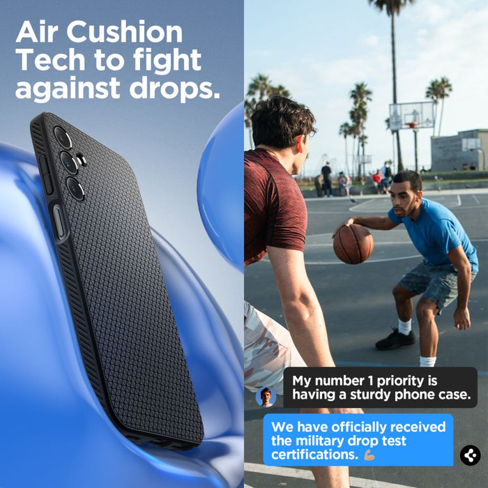 Spigen Liquid Air Case for Samsung Galaxy A15 4G / 5G - Matte Black