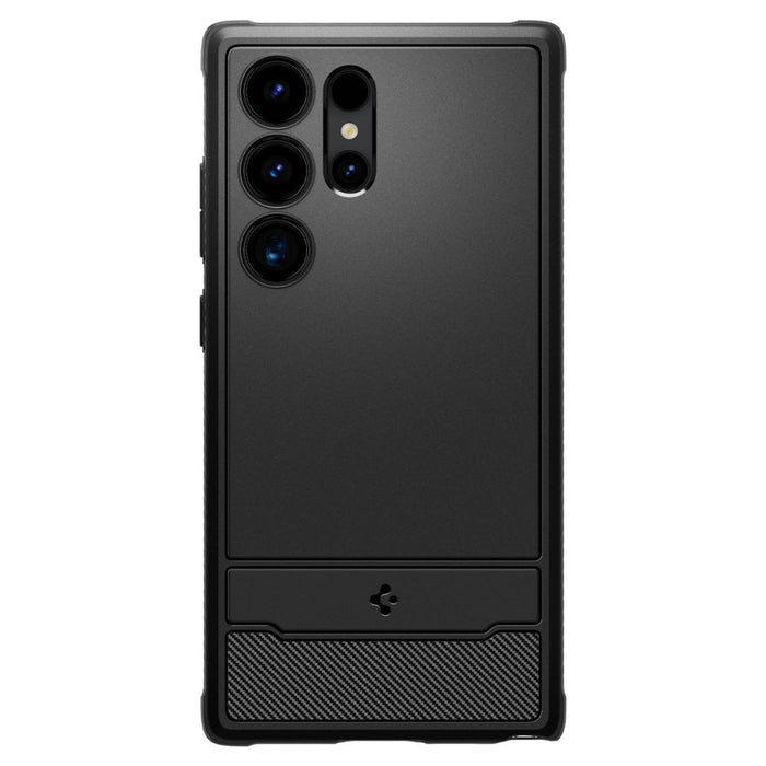 Spigen Rugged Armor Case for Samsung Galaxy S24 Ultra - Matte Black