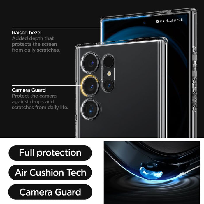 Spigen Liquid Crystal Case for Samsung Galaxy S24 Ultra - Clear