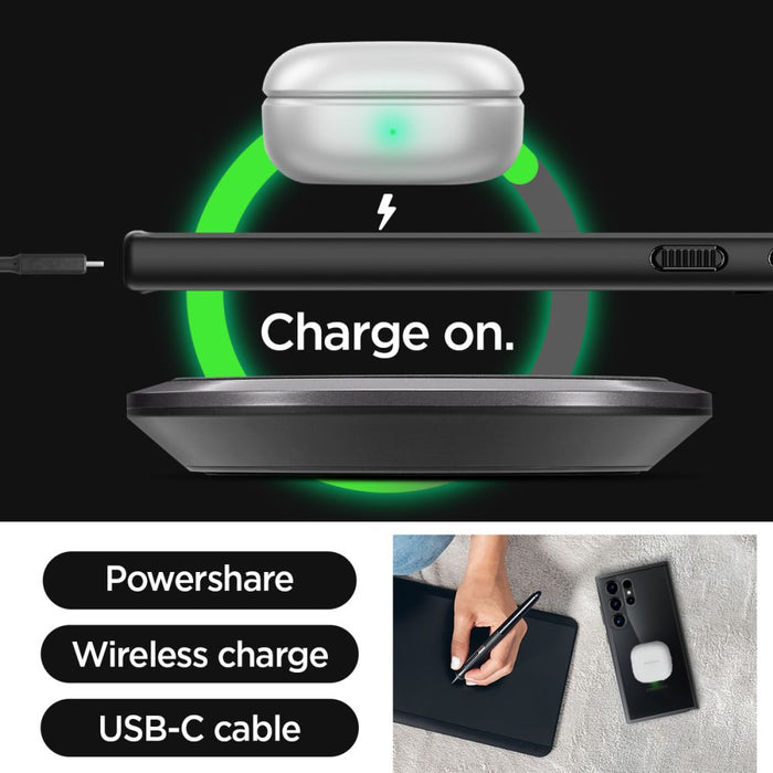 Spigen Ultra Hybrid Case for Samsung Galaxy S24 Ultra - Matte Black