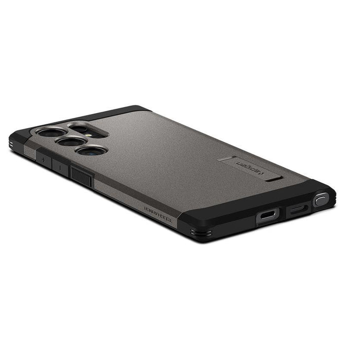 Spigen Tough Armor Case for Samsung Galaxy S24 Ultra - Metallic Gray