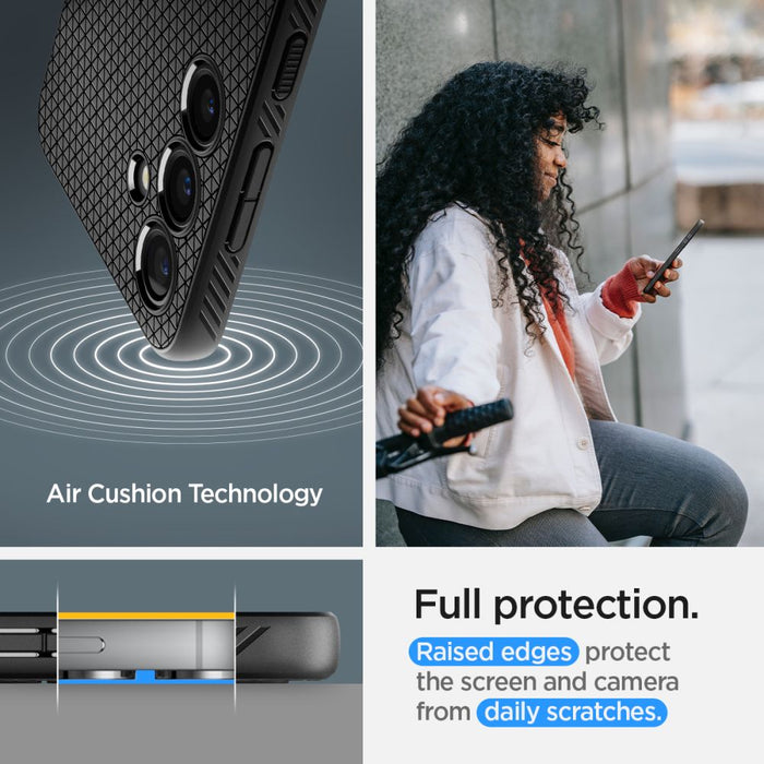 Spigen Liquid Air Case for Samsung Galaxy S24 - Matte Black