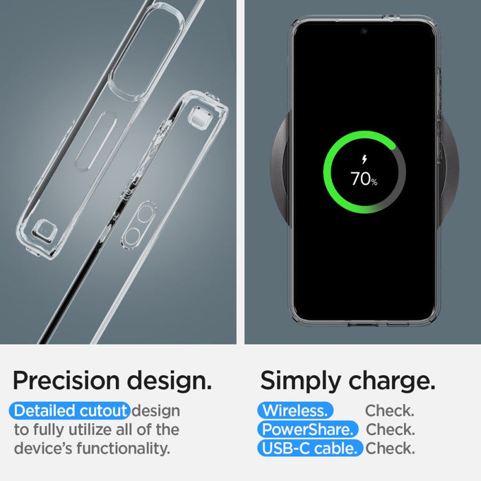 Spigen Liquid Crystal Case for Samsung Galaxy S24 - Transparent