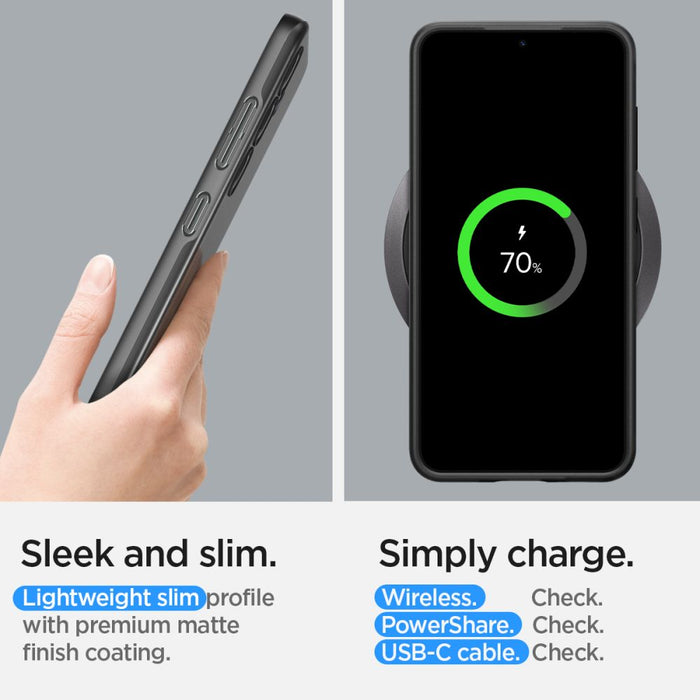 Spigen Thin Fit Case for Samsung Galaxy S24 - Black