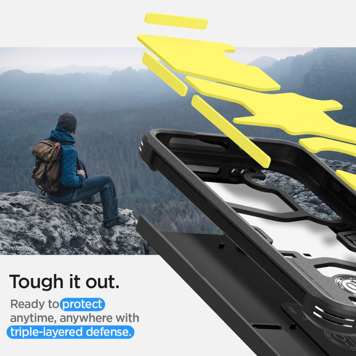 Spigen Tough Armor Case for Samsung Galaxy S24 - Black