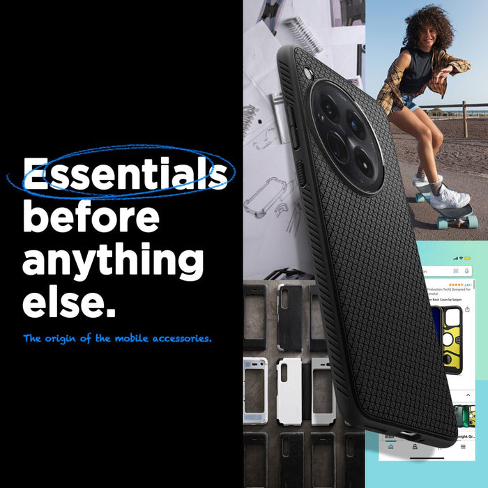 Spigen Liquid Air case for OnePlus 12 - black