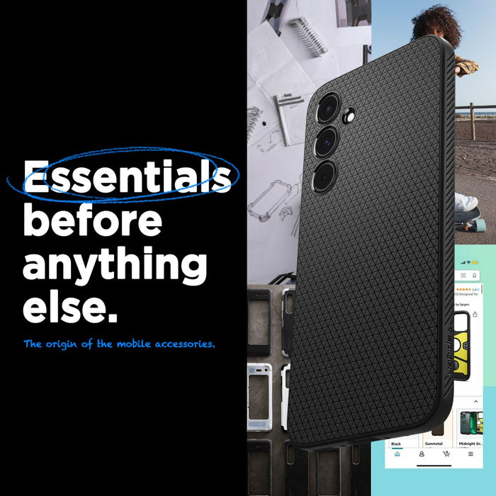 Spigen Liquid Air Case for Samsung Galaxy A55 5G - Matte Black