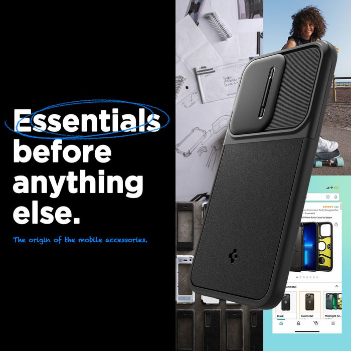 Spigen Optik Armor Case for Samsung Galaxy A55 5G - Black