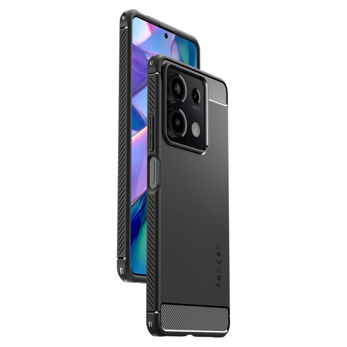 Spigen Rugged Armor case for Xiaomi Redmi Note 13 5G - matte black
