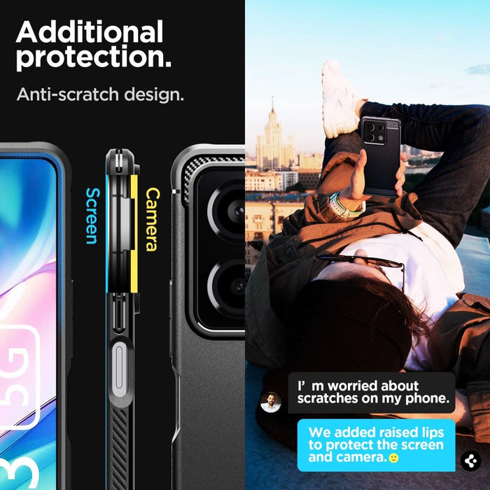 Spigen Rugged Armor case for Xiaomi Redmi Note 13 5G - matte black