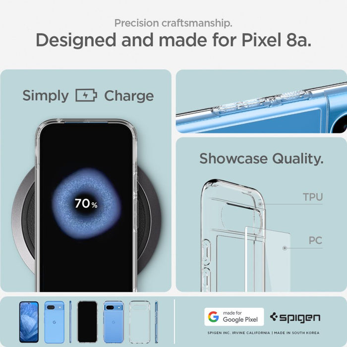 Spigen Ultra Hybrid Case for Google Pixel 8A - Clear