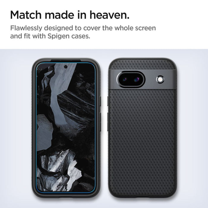 Spigen ALM Glas.tR tempered glass for Google Pixel 8A - 2 pcs.