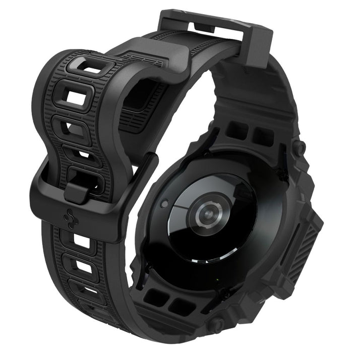 Spigen Rugged Armor Pro Case with Strap for Samsung Galaxy Watch 7 (40mm) - Black