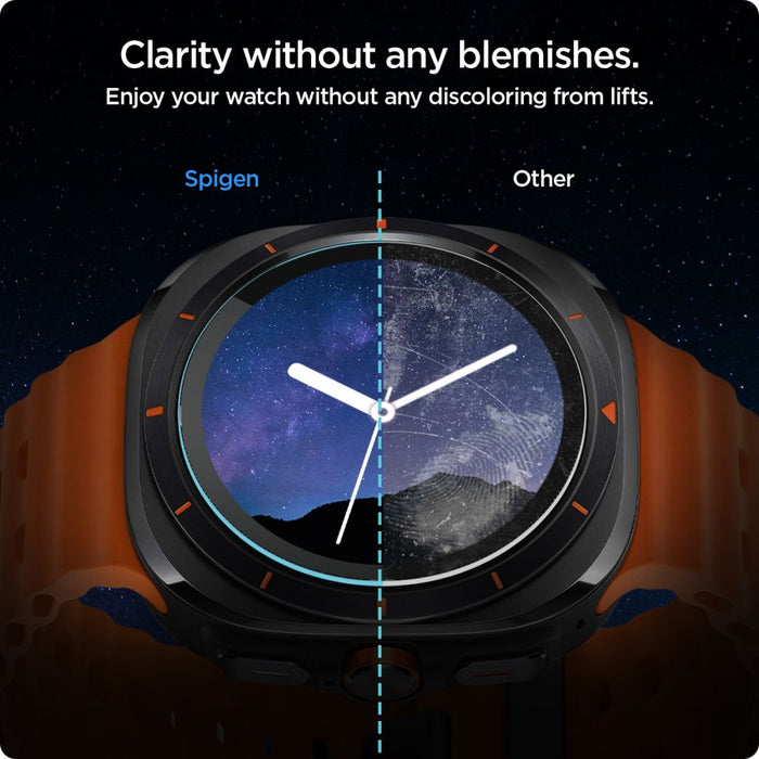 Spigen Glas.TR EZ Fit Tempered Glass for Samsung Galaxy Watch Ultra (47mm) - Clear (2-pack)