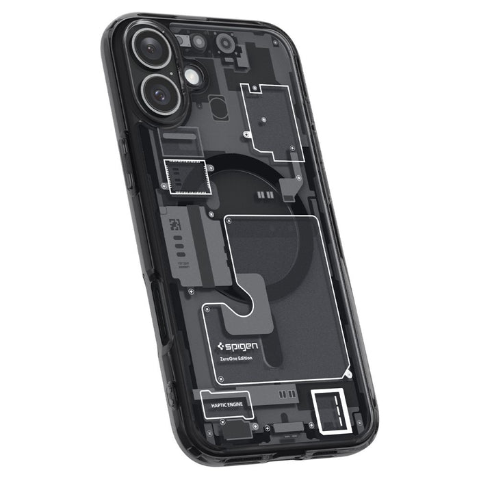 Spigen Ultra Hybrid MagSafe Zero One for iPhone 16 - Dark Gray