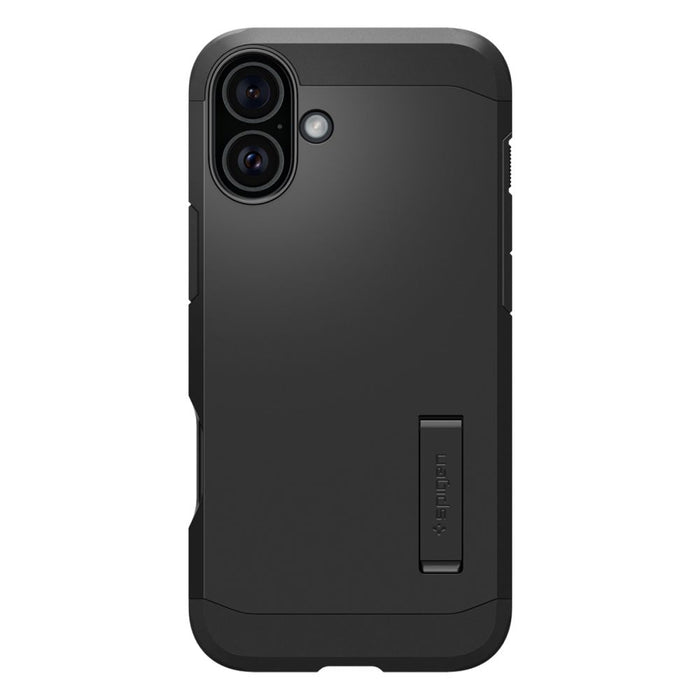 Spigen Tough Armor MagSafe case with stand for iPhone 16 - black