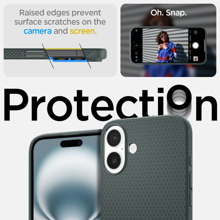 Spigen Liquid Air iPhone 16 Case - Green