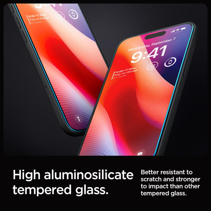 Spigen Glas.tR EZ Fit Tempered Glass for iPhone 16 Pro