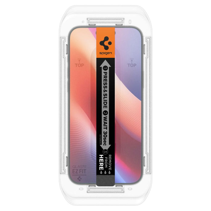 Spigen Glas.tR EZ Fit Tempered Glass for iPhone 16 Pro / 17 / 17 Pro - 2 pcs.