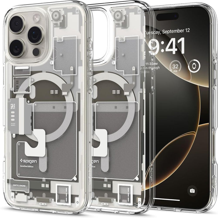 Spigen Ultra Hybrid Mag Zero One case with MagSafe for iPhone 16 Pro - titanium