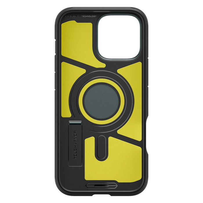 Spigen Tough Armor MagSafe Case with Stand for iPhone 16 Pro - Green