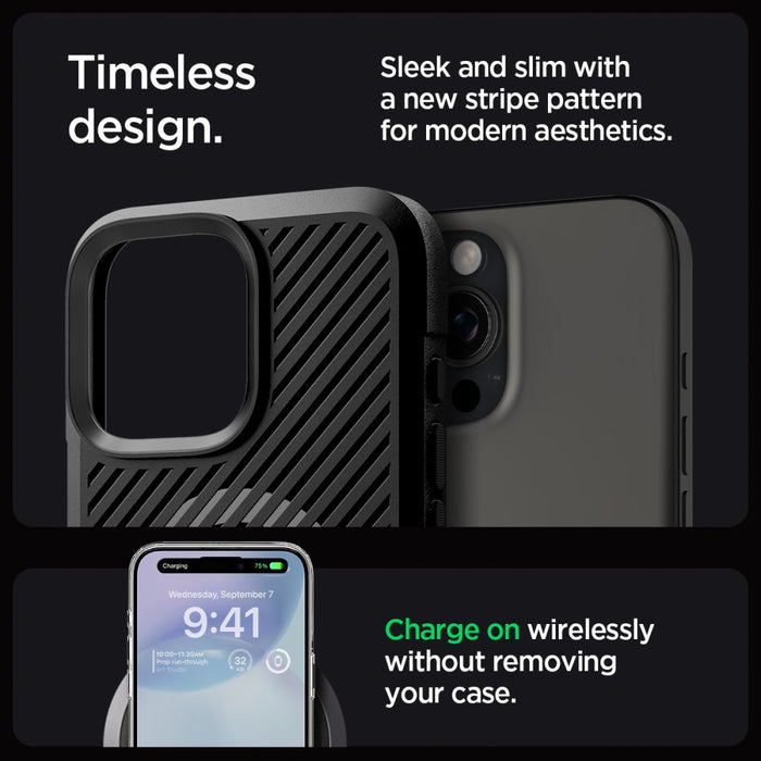 Spigen Core Armor Mag Case with MagSafe for iPhone 16 Pro Max - Matte Black