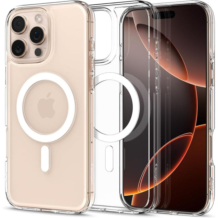 Spigen Ultra Hybrid Mag Case with MagSafe for iPhone 16 Pro Max - White