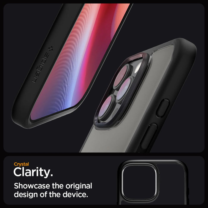 Spigen Ultra Hybrid Case for iPhone 16 Pro Max - Matte Black