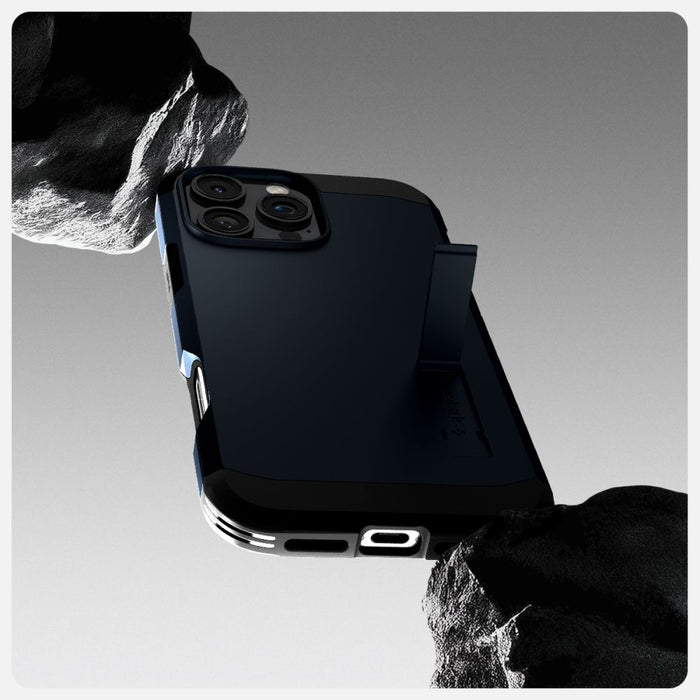 Spigen Tough Armor MagSafe Case with Stand for iPhone 16 Pro Max - Dark Gray