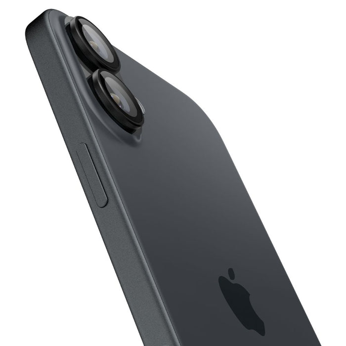 Spigen Glass tR EZ Fit Optik Pro Tempered Glass for iPhone 16 / 16 Plus / 17 Camera (2 pcs.) - Black