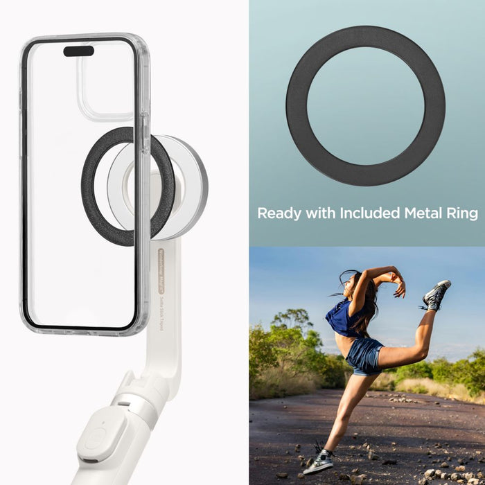 Selfie stick Spigen S571W MagSafe Bluetooth with tripod - beige