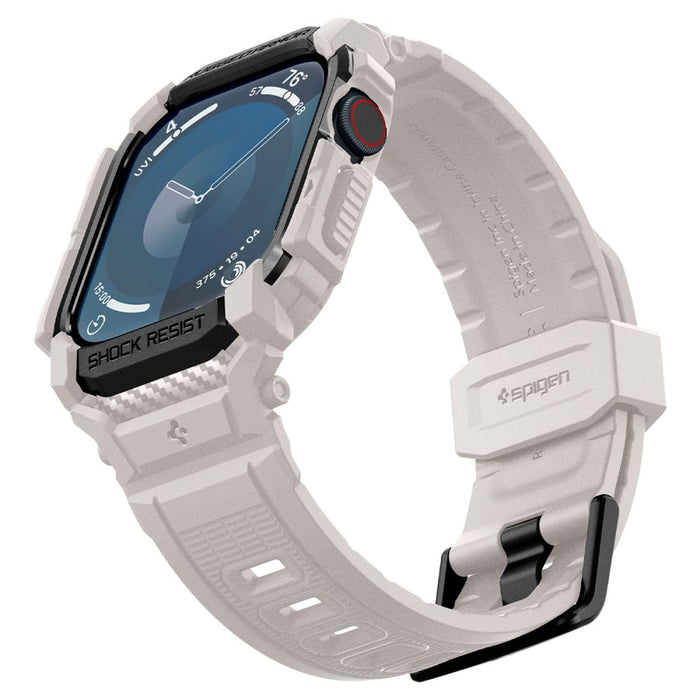 Spigen Rugged Armor ”Pro” Strap for Apple Watch 10 (46MM) - Beige