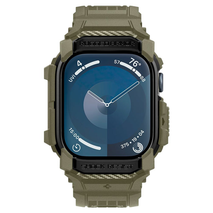 Spigen Rugged Armor ”Pro” Strap for Apple Watch 10 (46MM) - Green