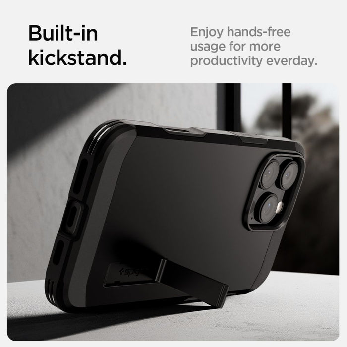 Spigen Tough Armor "T" MagSafe case for iPhone 16 Pro Max - black