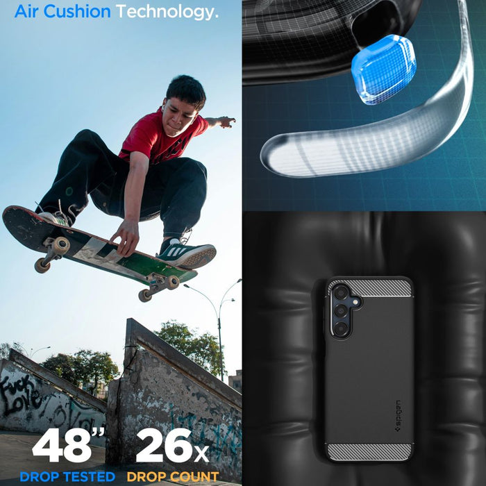 Spigen Rugged Armor Case for Samsung Galaxy A16 4G / 5G - Black