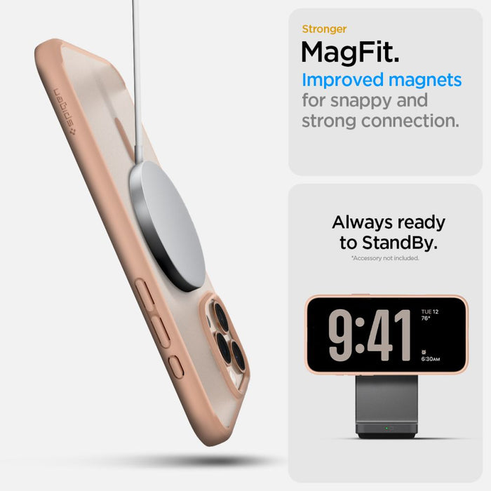 Spigen Ultra Hybrid ”T” Magsafe iPhone 16 Pro Case - Pink