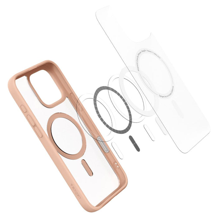 Spigen Ultra Hybrid ”T” Magsafe iPhone 16 Pro Case - Pink