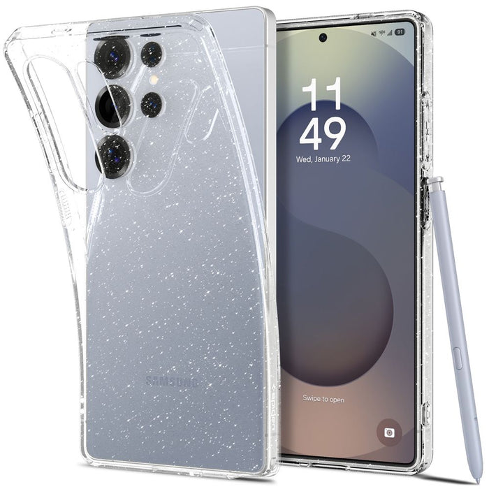 Spigen Liquid Crystal Case for Samsung Galaxy S25 Ultra - Clear Glitter