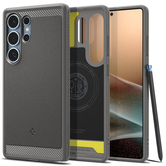 Spigen Rugged Armor Mag MagSafe Case for Samsung Galaxy S25 Ultra - Gray
