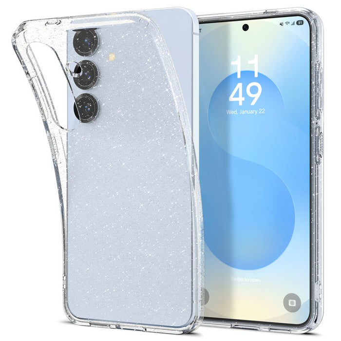 Spigen Liquid Crystal Case for Samsung Galaxy S25 - Glitter-Clear