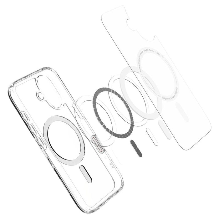 Spigen Ultra Hybrid "T" MagSafe iPhone 16 Case - White