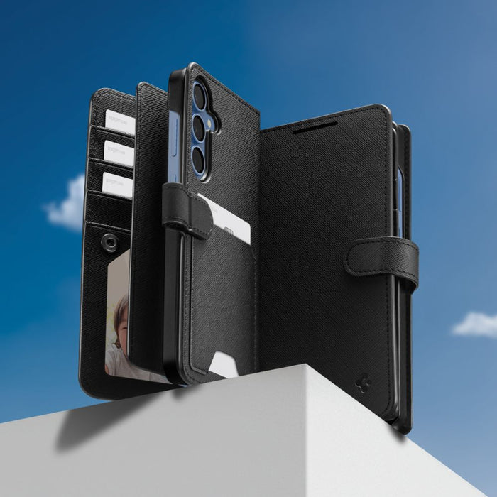 Spigen Wallet "S" Case for Samsung Galaxy S25+ - Black