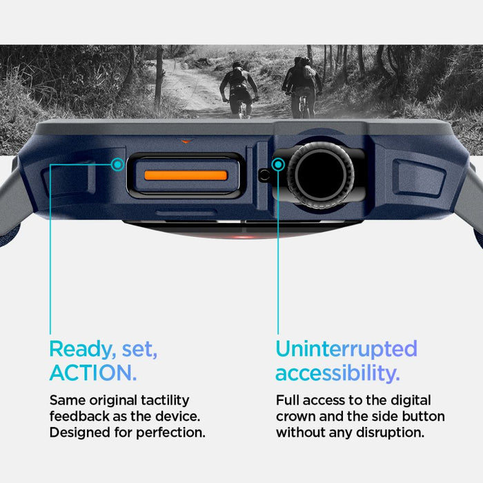 Spigen Lite Fit "Pro" Strap for Apple Watch 10 46mm - Navy Blue