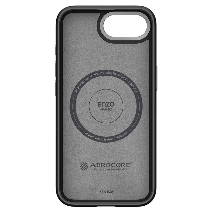 Spigen Enzo Aramid MagSafe Case for iPhone 16e / 17e - Black