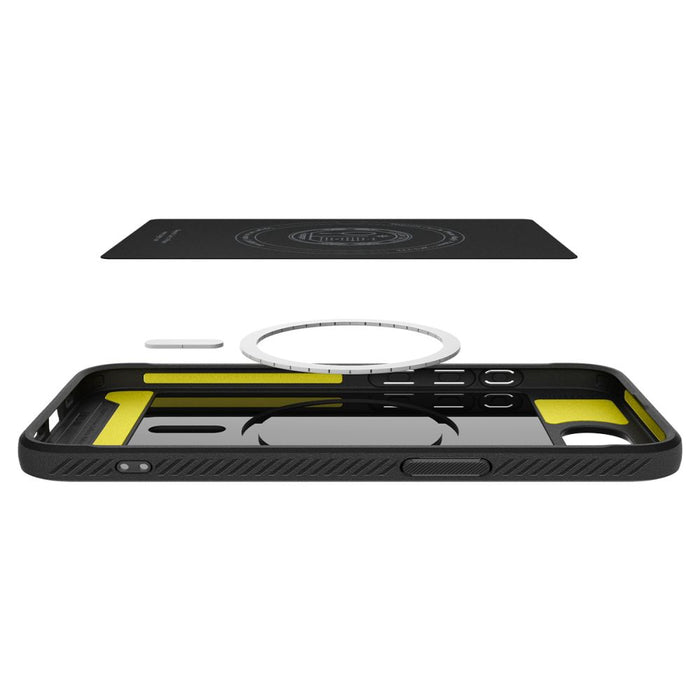 Spigen Rugged Armor MagSafe case for iPhone 16e / 17e - black