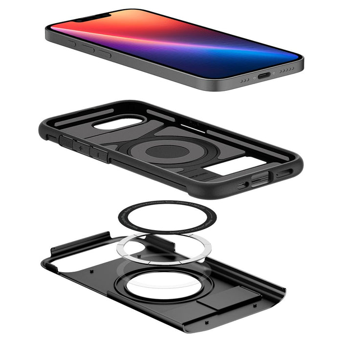 Spigen Slim Armor MagSafe Case for iPhone 16e / 17e - Black