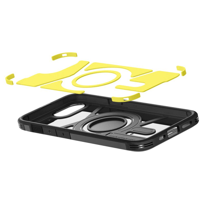 Spigen Tough Armor Case with MagSafe for iPhone 16e / 17e with Stand - Black
